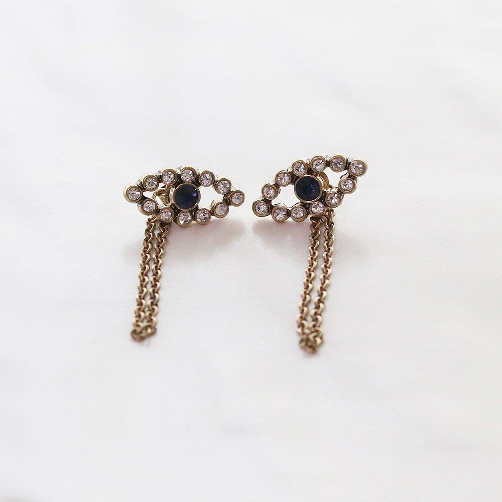Sooho Conrad Eye Pendant Antique Drop Earrings