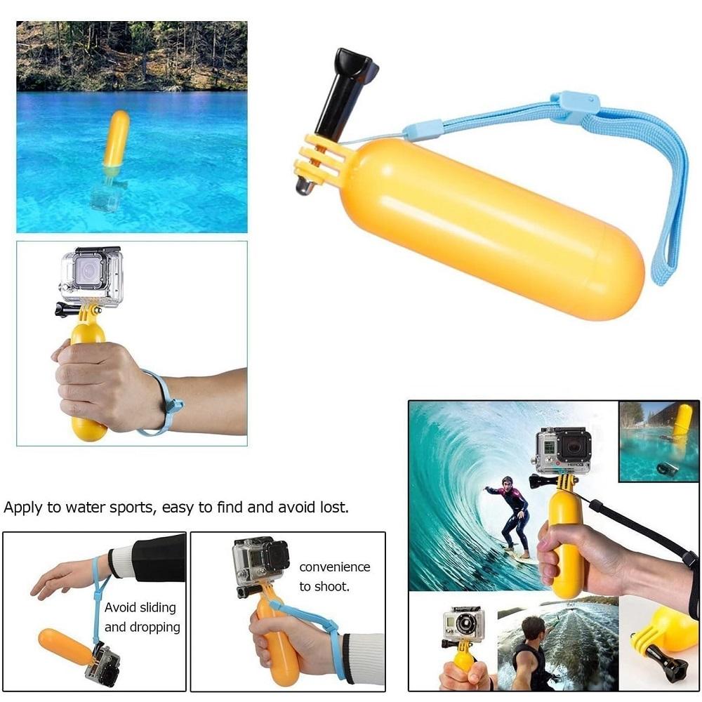 2pcs Floating Hand Grip Handle Stick Bobber Floaty Handheld Monopod For GoPro Hero 11 SJCAM AKASO DJI Insta360 Action Accessorie