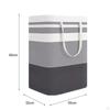 Laundry Basket,Laundry Hamper Nursery Foldable Versatile Gray Organizer for Dorm Home Living