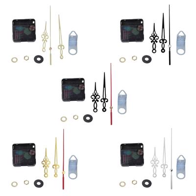 Ponteiros de Relógio Antigos com Flechas e Kits de Motor de Relógio Mecanismo de Movimento de Relógio Silencioso Conjunto de Substituição para Relógios de Parede DIY