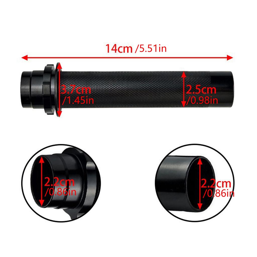 Aluminum Motorcycle Throttle Grip with Ergonomic Design Handlebar Grip for Better Handling & Long Lasting Durability