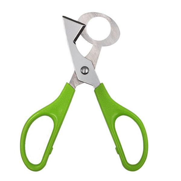 1 Pcs Stainless Steel Quail Egg Cutter Scissors Pigeon Bird Quail Egg Cutter Opener Cracker Kitchen Clipper Tool