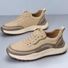 Men's Lightweight Breathable Dad Shoes - Soft Sole Casual Running Sneakers for Spring/Autumn 2025