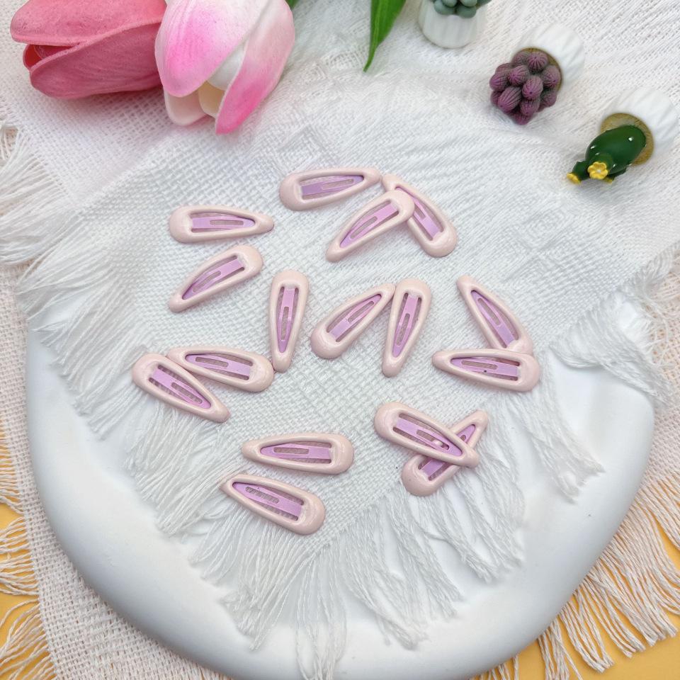 10Pcs Mini Baby BB Clip Shiny Surface Kawaii Cute Candy Color Children Side Hair Pin Fashion Bangs Clip Kids Headwear