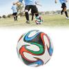 Pallone da Calcio Misura 5 Alta Elasticità Morbido Impermeabile Pelle PU Calcio per Adulti Studenti Allenamento Partita Bianco