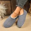 Plush Teddy Bear Slippers, Non Slip Sole, Comfortable and Warm Casual Shoes for All Seasons, Men's and Women's Home Slippers
