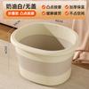 Folding foot soaking bucket Portable calf insulation Autumn and winter household foot soaking basin
