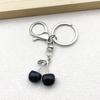 Trendy Cute Pearl Cherry Keychain for Women – Versatile Bag Ornament