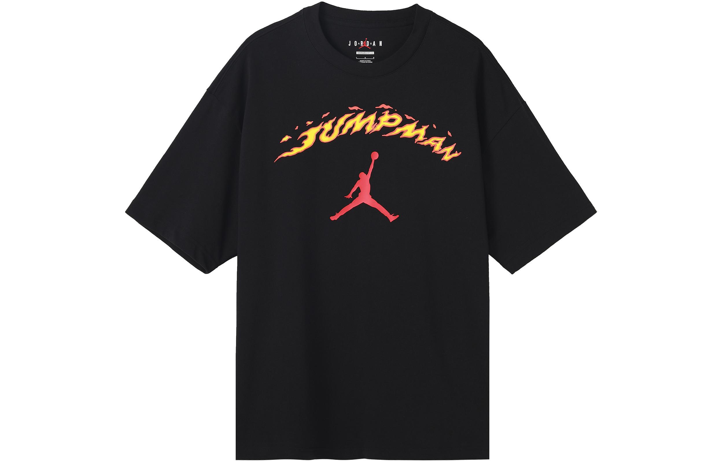 Мужская футболка Jordan с опущенными плечами, черная FJ7685-010 L