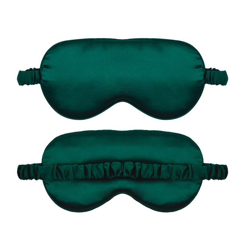 Double-sided Imitation Silk Eye Mask Breathable Sleep Light-blocking Eye Mask Amazon Multi-color Gift Wrap Sleeping Eye Mask