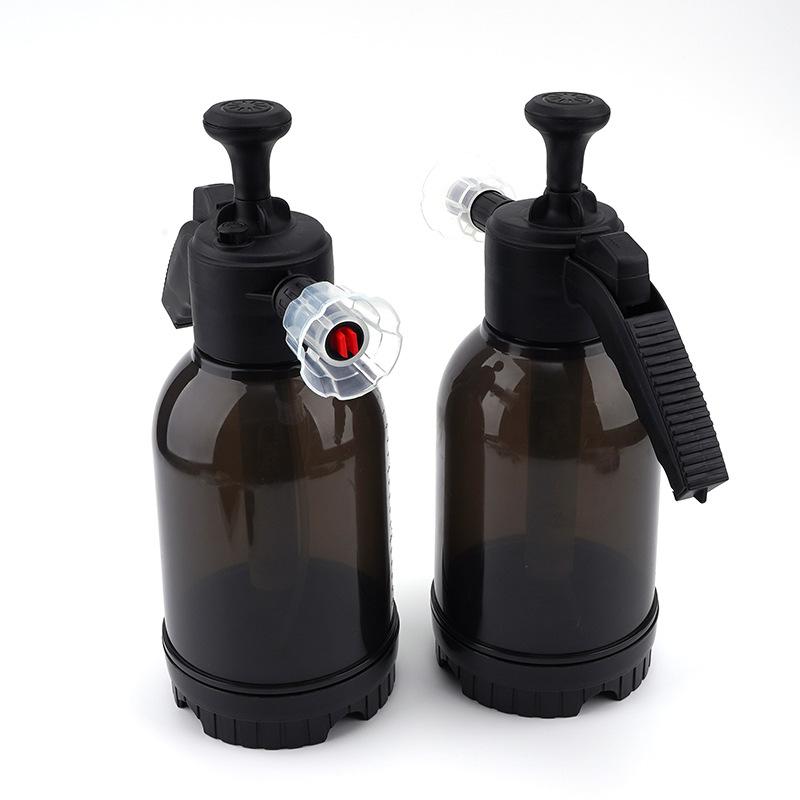 Car Wash Watering Can Car Wash Foam Watering Can 2L Spray Type with Pressure Relief Valve Sprayer Hand Pressure Watering Can for Household Car