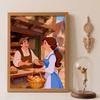 Diamond Art Painting Kit Belle's French Village Diamond Handmade Diy Gifts, Wall Art Crafts, Home Room Decoration