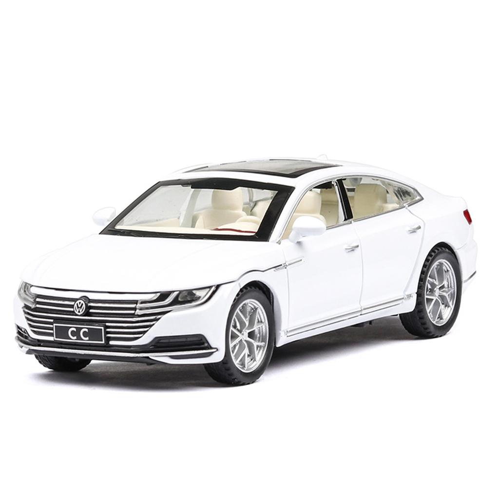 1/32 Scale Alloy Toy Car Model CC with Sound & Light, Retro Pull-Back Action - Authentic Replica for Kids & Collectors