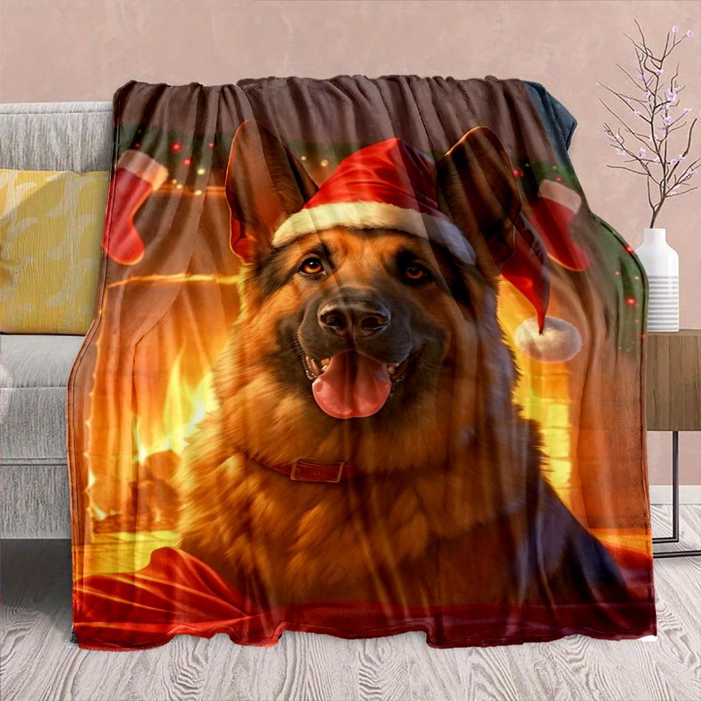 1 Pezzo Coperta in Flanella con Stampa Cartone Animato, Alta Qualità Confortevole per Tutte le Stagioni, Decorazione per la Casa, Calore e Comfort, Perfetta per Regalo di Natale Compleanno