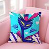 Helluva Boss Anime Cool Cute Hb Cushion Cover Comfortable Reversible Pillow Cover Ideal For Car Sofa Bedroom & Beyond