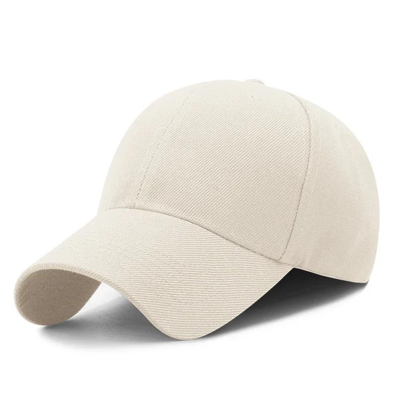 New  Cap Plain Adjustable Snapback Hat High Quality Adult Hip Hop Urban Street Style Baseball Cap Men Women Outdoor Leisure Baseball Hat