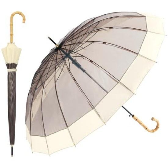 2026 Wpc. Vinyl Umbrella 16K Plastic Joint Jump Brown x Off Long-lasting Long Parent Bone 60cm Large Stylish Cute Commuting School Womens