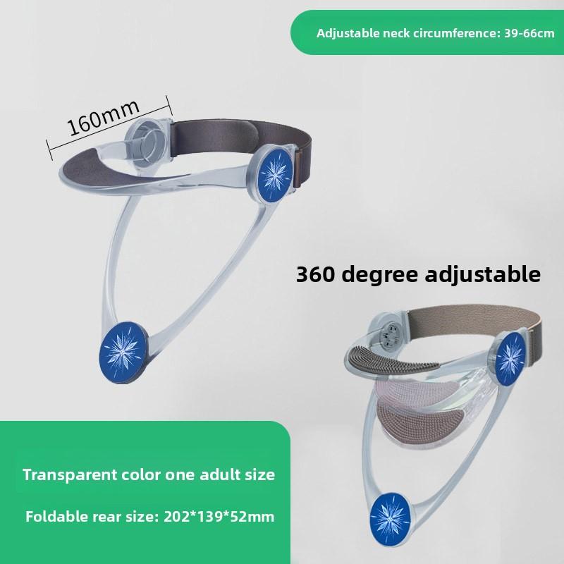 Adjustable Neck Support System - 5th Gen Ergonomic Cervical Collar for Adults & Kids with Posture Correction & Home/Office Use