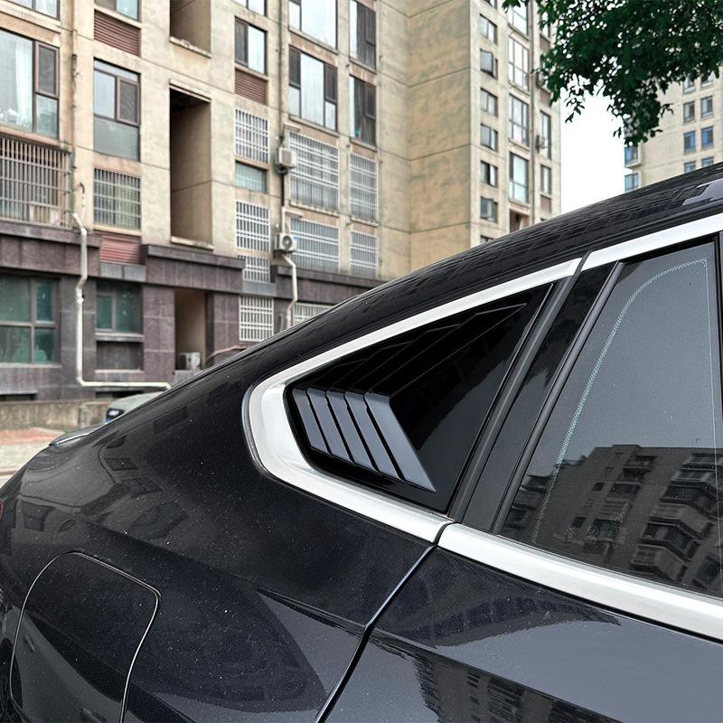 For BMW X6 G06 + Car Rear Window Side Vent Shutter Louver Cover Trim Sticker Car Accessories