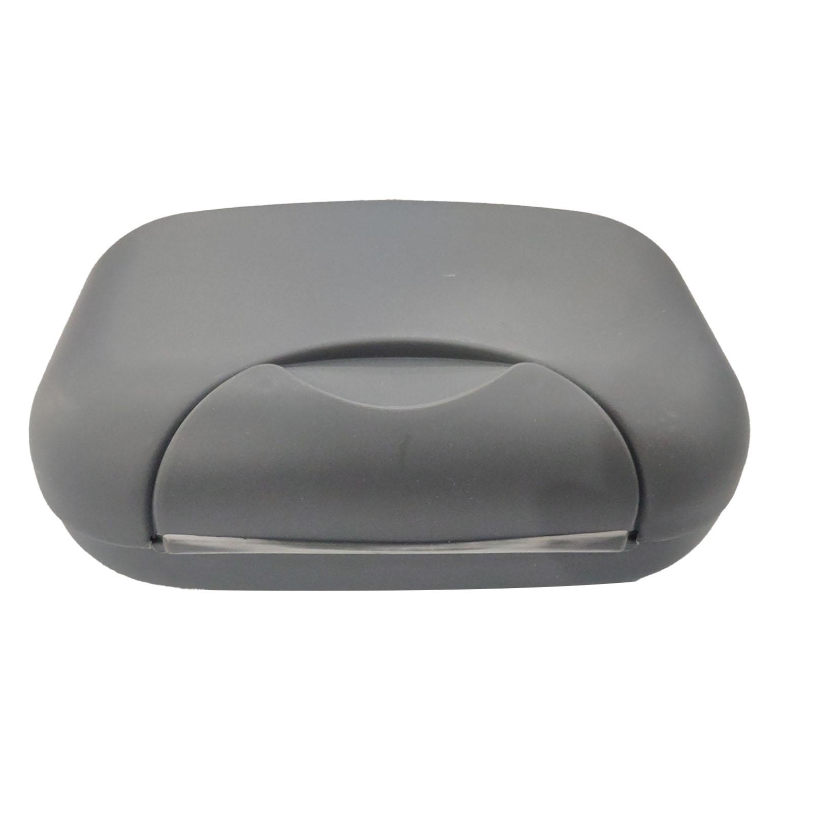 

Soap Container Waterproof Washable Grey Portable Soap Case with Lock for Home Ourdoor Travelling