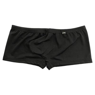 La Pomme Boxer MFS Bolsa 3D Disponible en Varios Hecho en Negro Calzoncillos para Hombre, Tejido, Frente, Diseño de Tiro Bajo, Tallas, Japón, 625010,