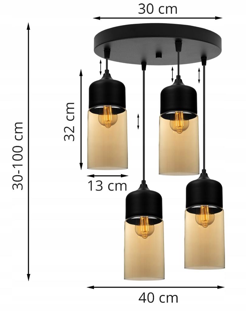 HANGING CEILING LAMP, GLASS PLAFON, LED LAMP
