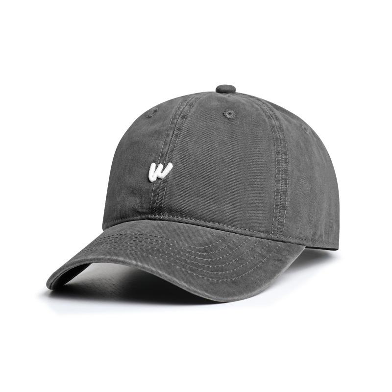 Letter Embroidered Baseball Cap Student Couple Duck Tongue Hat Men's Hat