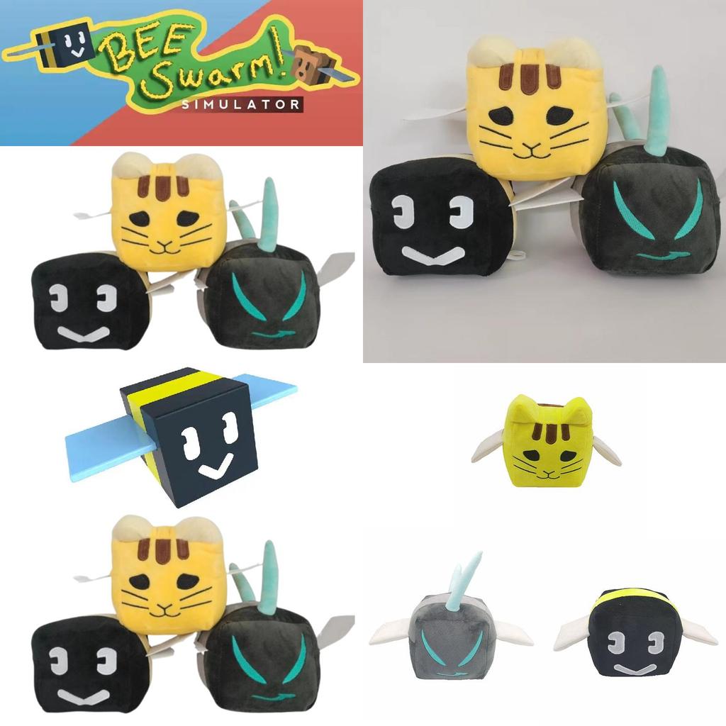 Bee Swarm Simulator Plush Cat Toy With Short Pile Plush For Kids And Collectors