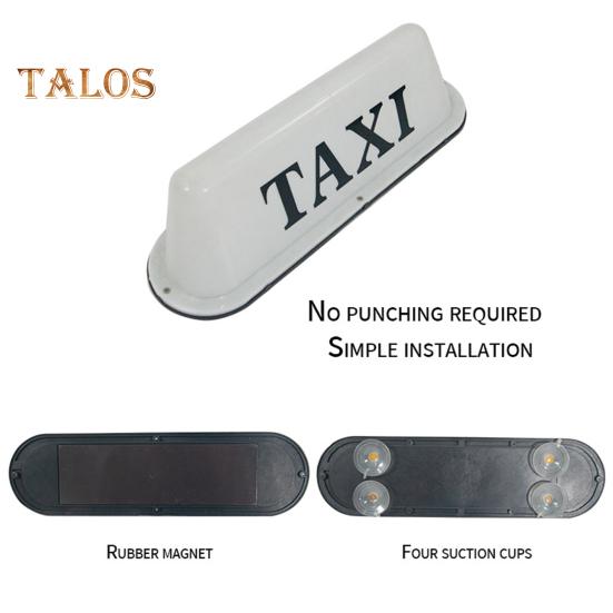 Taxi Top Roof Light Auto Lamp Super Bright Waterproof Weather Resistant Easy Installation Signal Light Taxi LED Lamp