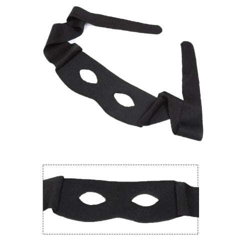 Highwayman Robber Black Eye Mask Bandit Thief Cosplay Prop Costume Mask