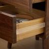 Wooden Bedside Tables Vintage Nightstands Luxury Bedroom Nightstand Aesthetic Side Bed Table with Drawers Storage Furniture