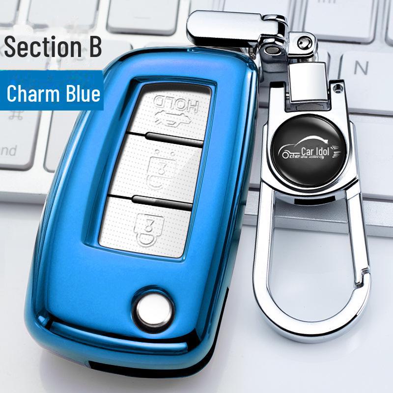 Kompatibel mit Nissan Modellen: Sylphy, Qijun, Teana, Qashqai, Tiida und Kicks - Premium Schlüsselhülle