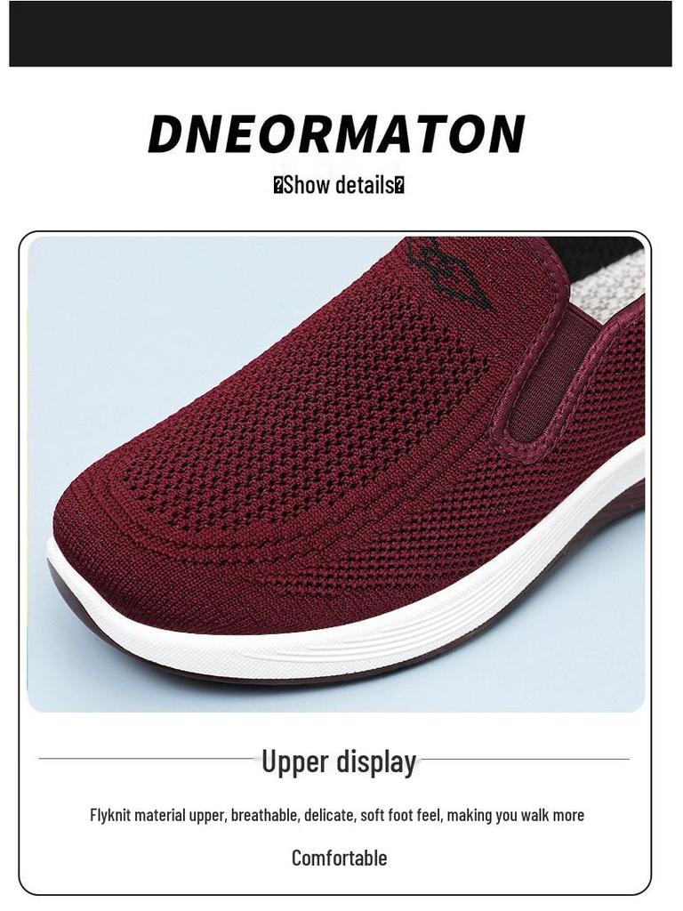 Jinshiyuan Women's Plus Size Soft Sole Comfort Shoes for Middle-Aged & Elderly