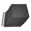 VEVOR Puzzle Exercise Mat, 24 PCS Fitness Equipment Mats, 610 X 610 X 14 Mm, High-Density EVA Foam Mats Set, Interlocking Rubber Soft Tiles