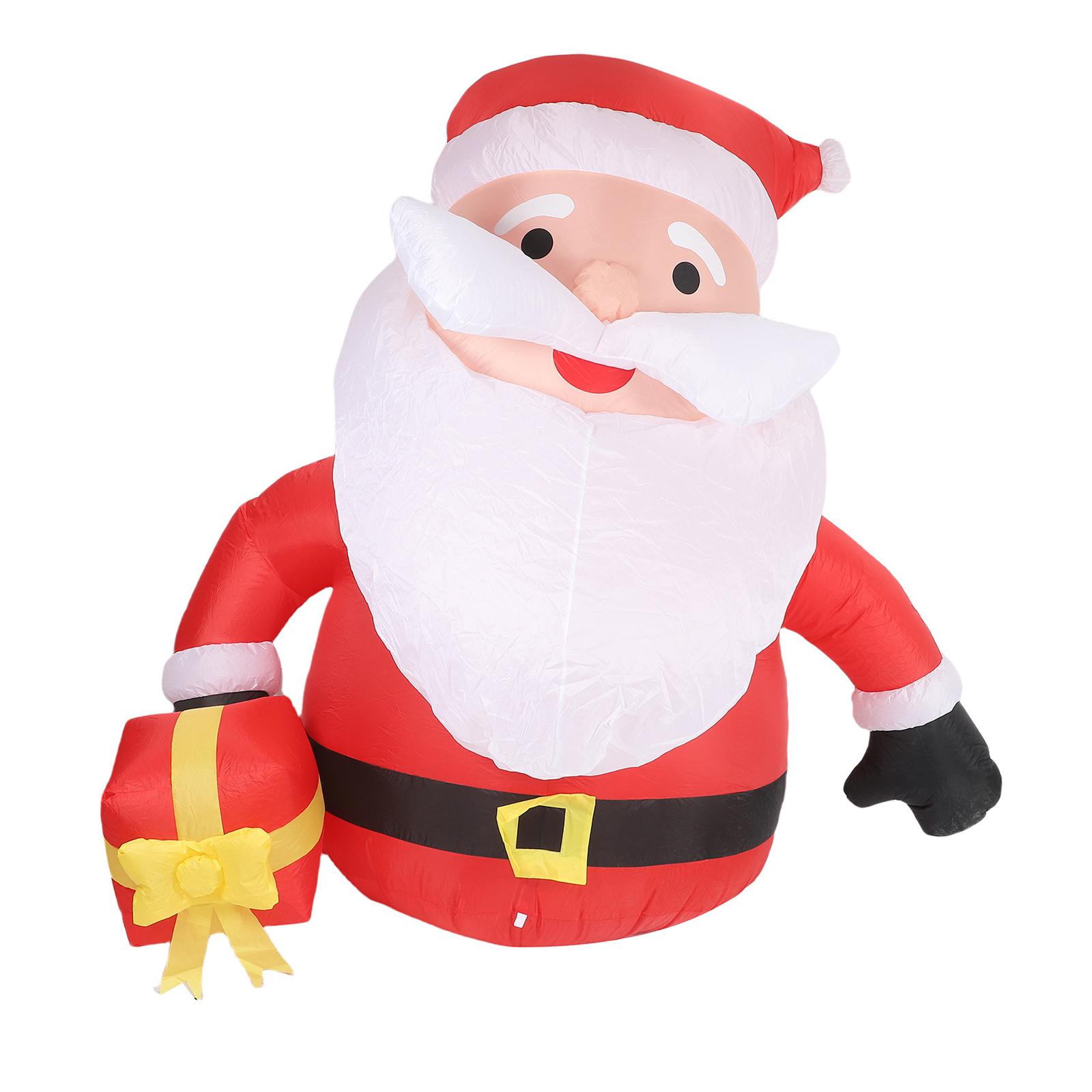 

Giant Christmas Inflatable Santa Claus Modern Outdoor Decoration for Patio Garden Lawn and Festive Events разноцветный