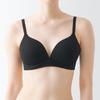 MUJI Molded Bra with No Hooks FCH14A5S Black S Women's Non-Wired Women's
