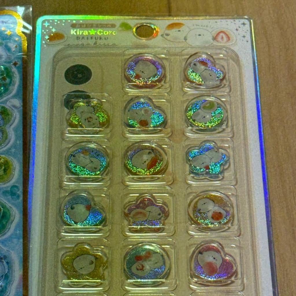 [Genuine Product] Jewel Petit Drop Mellow Aquarium Kirakoro Ohajiki Stickers 3 Pieces