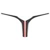 For BMW Z4 G28 2019-2022 Red Edge Carbon Fiber Steering Wheel Strip Cover Trim
