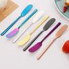 Stainless Steel Butter Knife with Long Handle Multi-Purpose Spreader for Cheese Jam Cream Essential Kitchen Tool for Breakfast