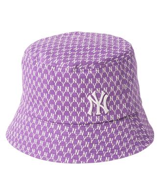 MLB Korea Bucket Hat 3AHTH201NBUCKET CLASSIC MONOGRAM PURPLE [Used]