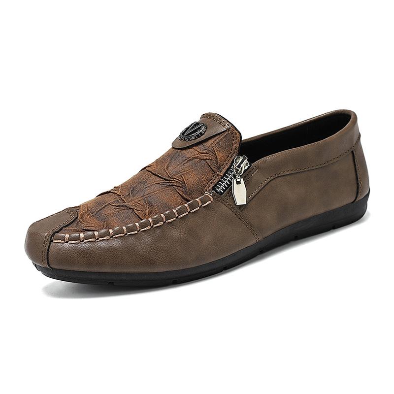 Herren Slipper Luxus Kunstleder Lässig Business Für Herren Bequeme Ballerinas Mokassins Gesellschaftsmode Outdoor Schuhe Männlich