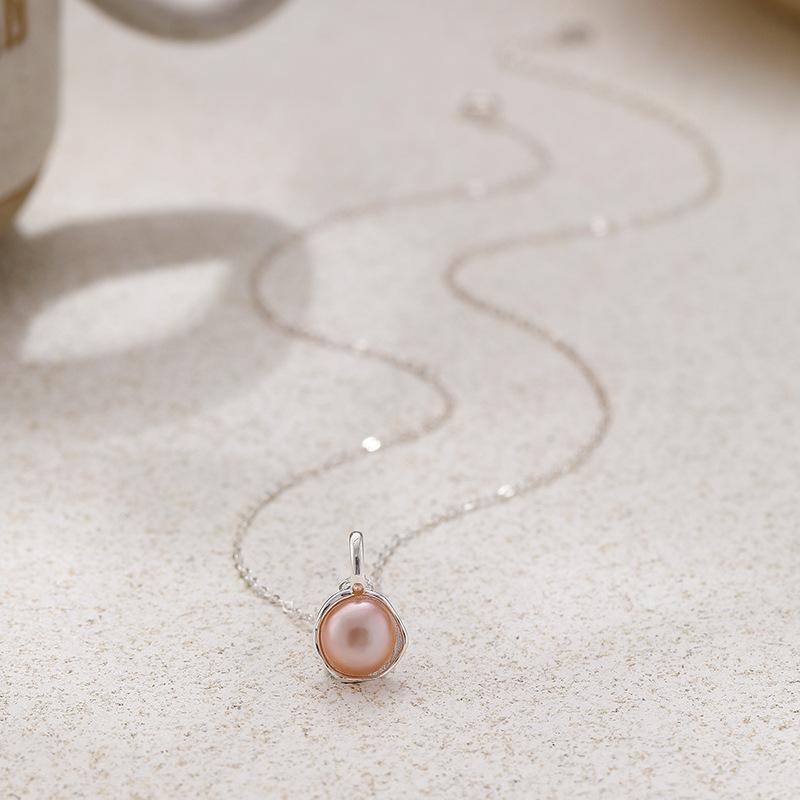 

Жемчужное ожерелье женское простое холодное ветровое настроение нишевый дизайн легкая роскошная ключичная цепочка подарок для девушки