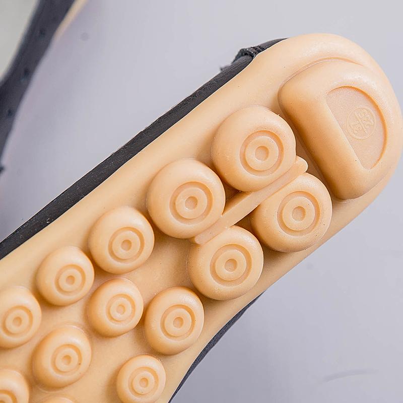 Women's Flats Loafers Leather Driving Shoes Moccasins Comfort Casual Slip On Summer Nurse Shoes for Mother Large Size