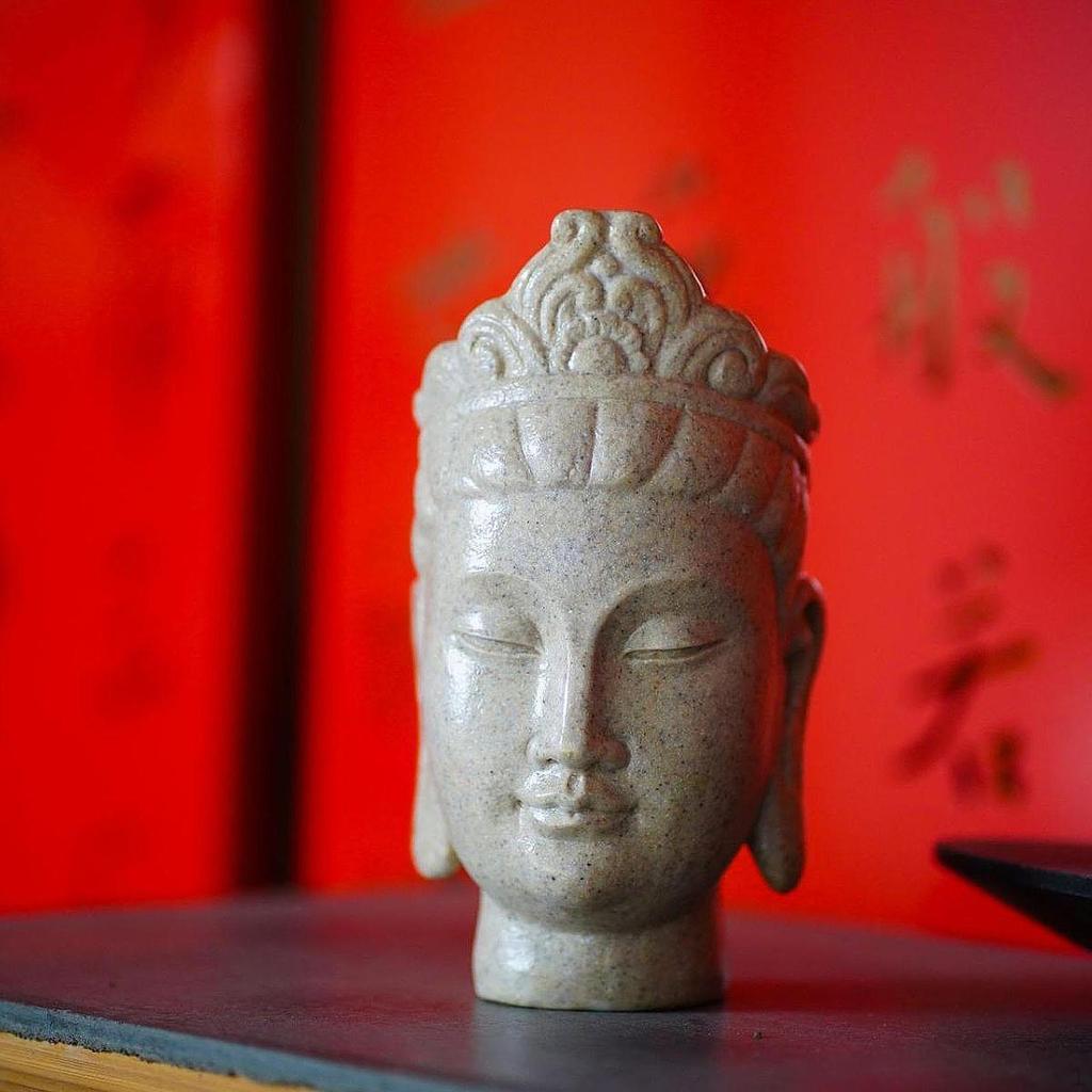 Buddha Head Figurine for Home Decor And Gift Giving