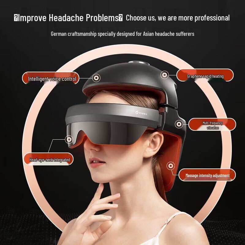 

CLORIS Smart Sleep Head & Eye Massager Helmet