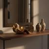 Resin Sculpture Modern Decor Minimalist for Office