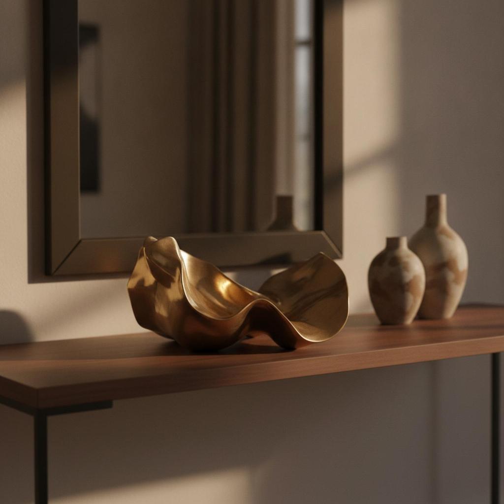 Resin Sculpture Modern Decor Minimalist for Office