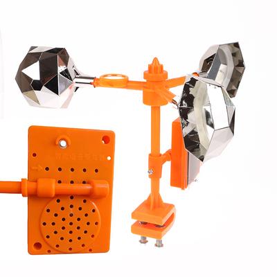 Větrem poháněná neškodná rotace o 360 stupňů, reflexní vizuální plašič ptáků proti ptákům Chraňte holuby a datly mimo dosah ptáků