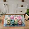 1 τεμ Bohemian Romantic Flower Μαλακό Χαλί Κουζίνας Αντι-Κουραμένο Χαλί κουζίνας Αδιάβροχο Αντιολισθητικό Σετ Χαλιά Runner Χαλί Χαλί Απορροφητικό Χαλί για Κουζίνα