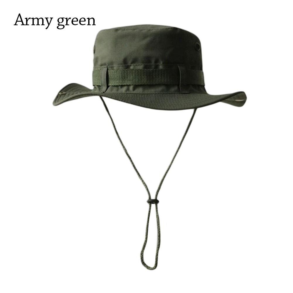 Breathable Bucket Hat Anti-UV Sun Hat Summer Fishing Cap  Camping Hiking